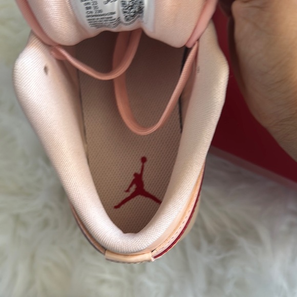 Jordan Women's Pink Sneakers - Air Jordan 1 Low SE - Picture 10 of 14